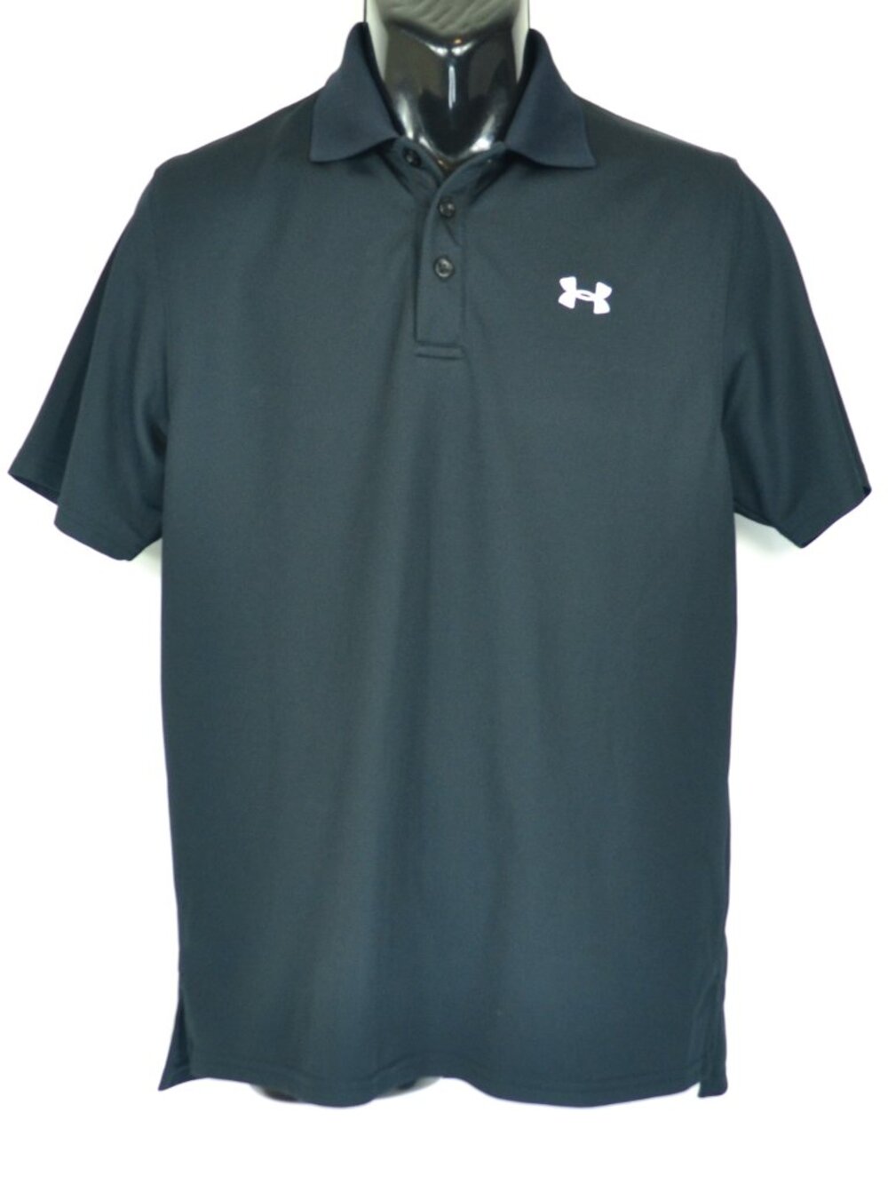 Under Armour Men's Size S Black Moisture Wicking Polo Shirt